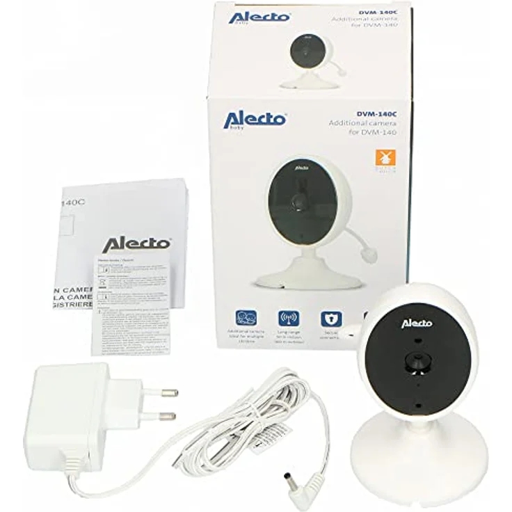 Alecto, Babyphone, Zusatzkamera DVM-140 (Babyphone mit Kamera, 300 m) – Bild 6