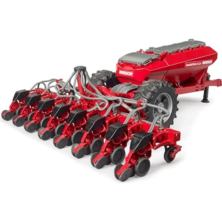 Bruder Horsch Einzelkornsämaschine Maestro CX, landwirtschaftliches Spielzeug mit faltbarem Scharanbau und befüllbarem Tank – Bild 2