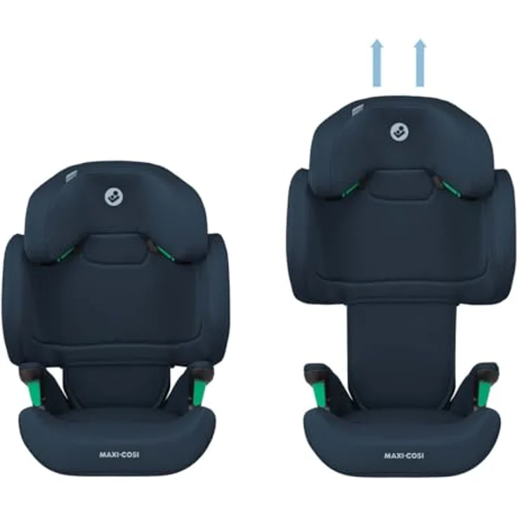 Maxi-Cosi RodiFix R i-Size, Sitzerhöhung mit hohem Rücken, 3.5–12 Jahre, 100–150 cm, ISOFIX-Kindersitz, G-CELL Seitenaufprallschutz, verstellbare Höhe, ClimaFlow, Authentic Blue – Bild 3