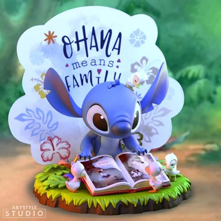 ABYstyle DISNEY Sammelfigur - Figurine Stitch Ohana, detailgetreu und charmant aus dem Disney-Film "Lilo & Stitch" – Bild 3