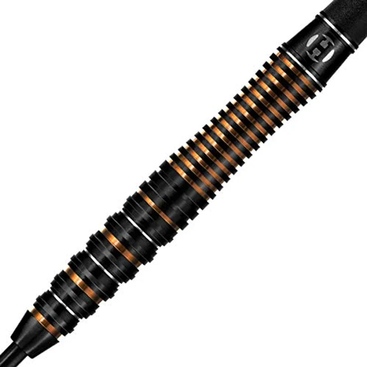 Harrows Noble 90% Steeldarts, 21 Gramm mit Supergrip Carbon-Schäften, in Schwarz, Silber oder Gold – Bild 2