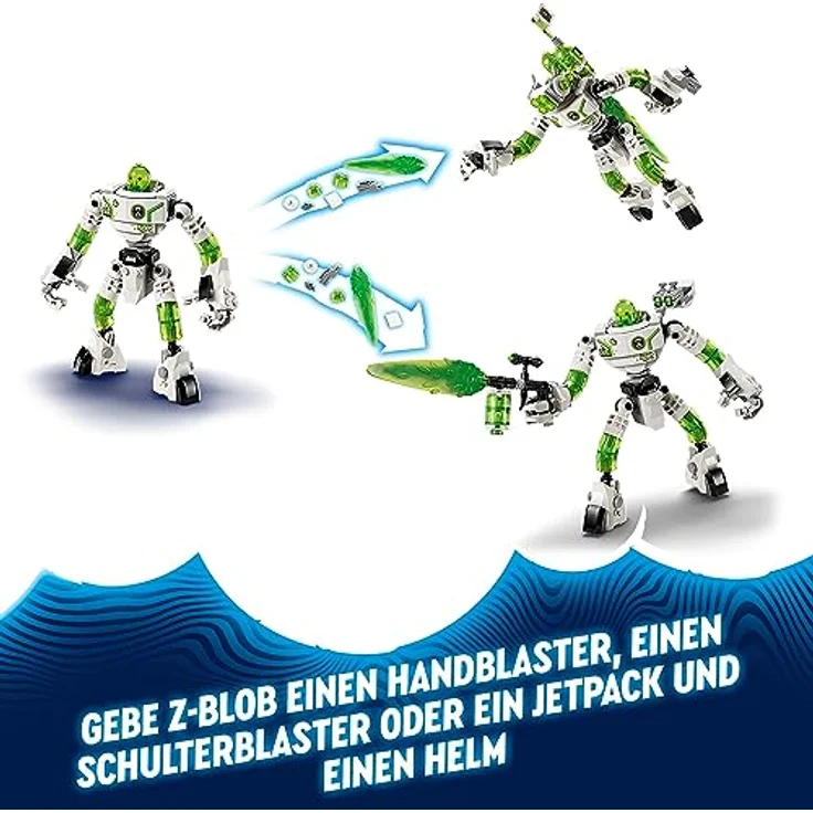 LEGO 71454 DREAMZzz Mateo und Roboter Z-Blob, kreatives Abenteuer-Spielzeug Set mit großer Roboterfigur, 2 Minifiguren, basiert auf der TV-Show, Spielzeug für Kinder ab 7 Jahren – Bild 3