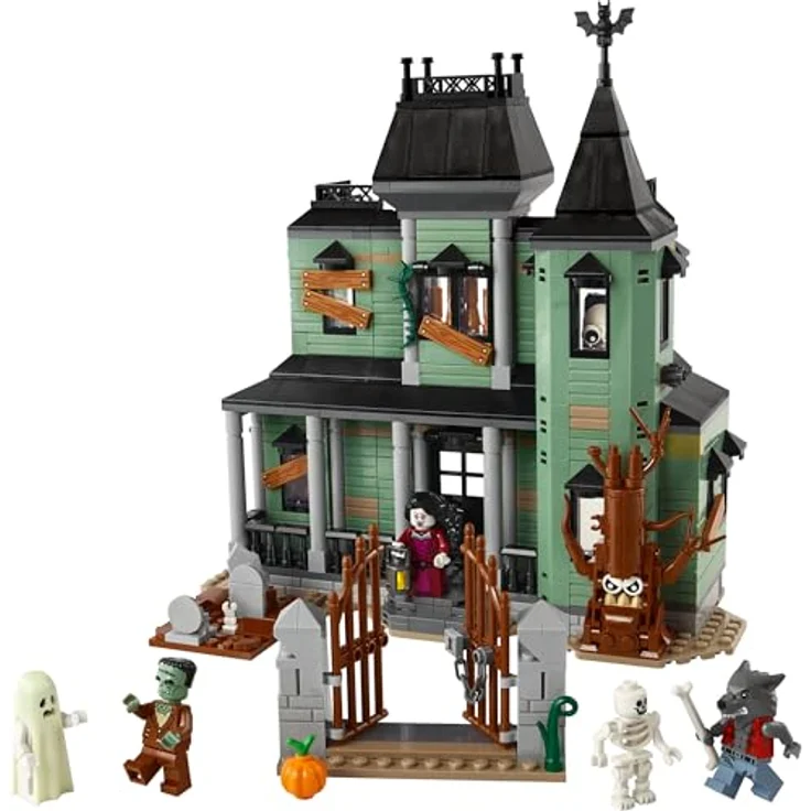 LEGO Creator 31167 Geisterhaus Bausatz, 3-in-1 Set mit 736 Teilen, 5 Minifiguren, Mehrfarbig – Bild 2