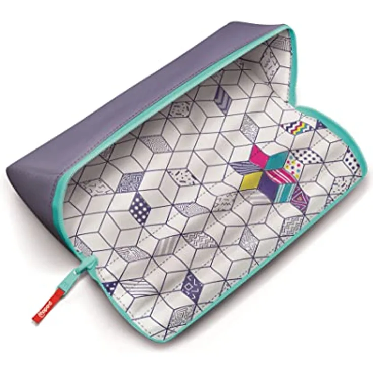 Maped - Federmäppchen XXL EFFECT - mit XXL-Öffnung: einfaches Finden und Herausnehmen der Stifte - resistenter Polyester - bemalbar mit Bunt- und Filzstiften - großer Reißverschluss - pink