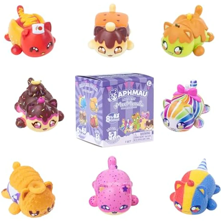 Aphmau Mystery Meemeows Figures - Series 6 Carnival Treats, Sammelfiguren in Blindbox mit 8 verschiedenen Designs, ca. 6 cm groß – Bild 1