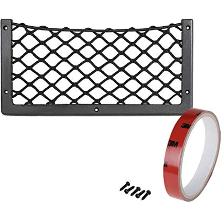 alca Rücksitzorganizer 30 x 17 cm, schraubbar und klebbar, stabiler Kunststoffrahmen, ideal für Karten und Snacks – Bild 5