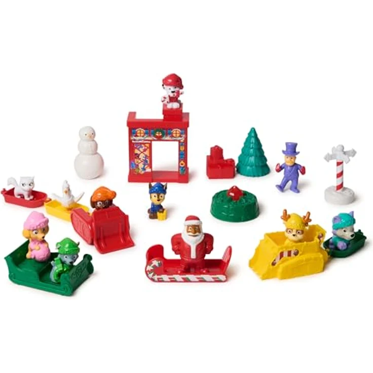 Spin Master PAW - Adventskalender 2025 mit 7 Fahrzeugen, 11 Figuren und Spielzubehör – Bild 8