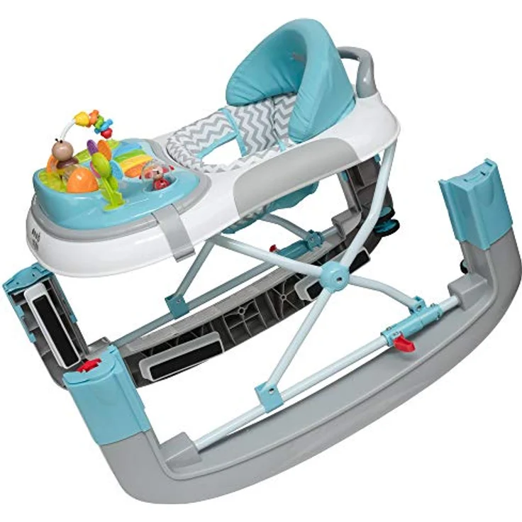 ib style® 3 in 1 Babywalker Wave| Lauflernhilfe | mit Schaukelfunktion | Licht & Melodie | EN1273:2020 | Mint – Bild 3