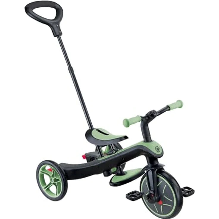 Globber Dreirad Explorer 4-in-1, skalierbares Dreirad und Laufrad für Kleinkinder von 10 Monaten bis 5 Jahren, Version 2, Salbeigrün mit 4 Funktionen, verstellbarem Sattel und optimaler Sicherheit. – Bild 3