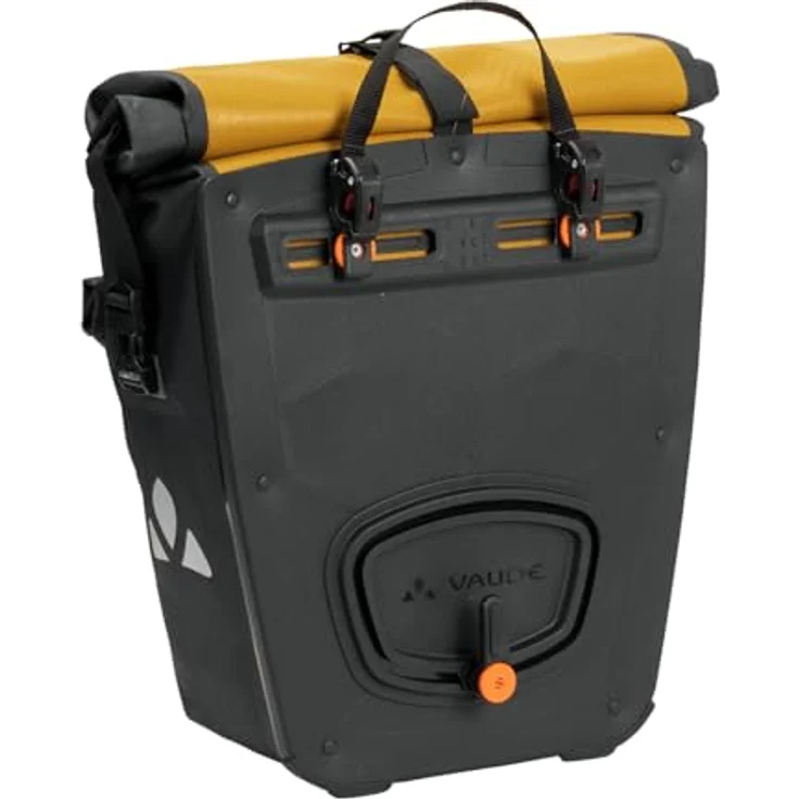 VAUDE Aqua Back Plus Single recycelt, Fahrradtasche wasserdicht mit 25,5 Liter Volumen, schwarz – Bild 2