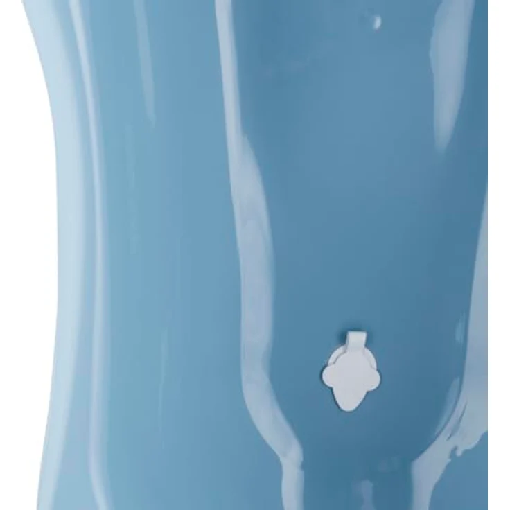 keeeper Maria Pure, Ergonomische Babywanne mit Stöpsel für 0 bis 12 Monate, 84 x 49 x 29 cm, Blau (Nordic Blue) – Bild 5