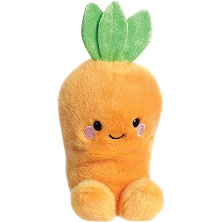 Aurora, 82054, Palm Pals Cheerful Karotte, 13cm, Eco Friendly Plüschtier, Orange – Bild 2