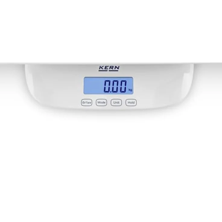 KERN MBF 100K-2, Baby- und Kleinkindwaage mit Eltern-Kind-Funktion, Ablesbarkeit 0,01 | 0,05 kg, Wägebereich bis 100 kg, abnehmbare Babywiegeschale – Bild 4