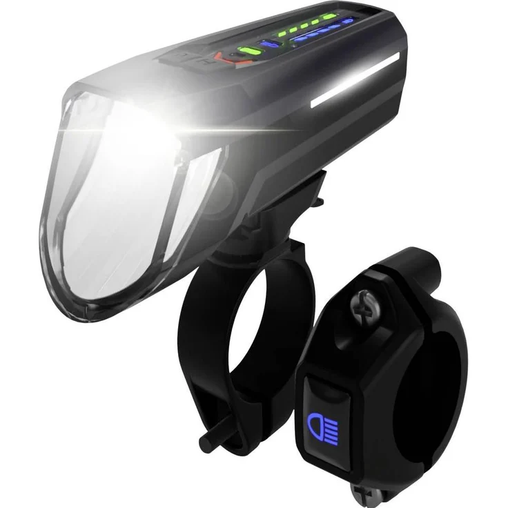 Fischer, Velolicht LED batteriebetrieben Schwarz – Bild 1