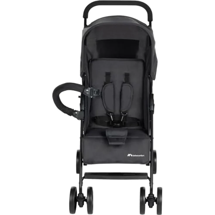 Bebeconfort Foggy, Baby Buggy Kinderwagen,0-ca. 3,5 Jahre, bis zu 15 kg, tragbarer & leichter Reisebuggy, Liegeposition für Neugeborene, kompakt faltbar, schwenkbarer Sicherheitsbügel,Mineral Graphite – Bild 3