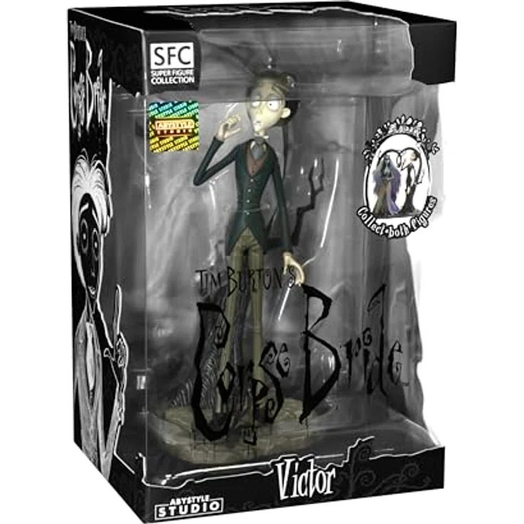ABYstyle Hochzeit mit einer Leiche - Victor SFC, PVC-Figur 21 cm, 1:10 Maßstab, Tim Burton Fans, blau – Bild 8