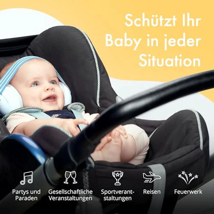 Alpine Baby Gehörschutz Muffy Blau – Bild 6