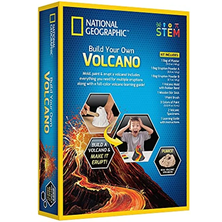 National Geographic Volcano Science Kit, Experimentierkasten zur Vulkanaforschung mit zahlreichen Aktivitäten – Bild 4