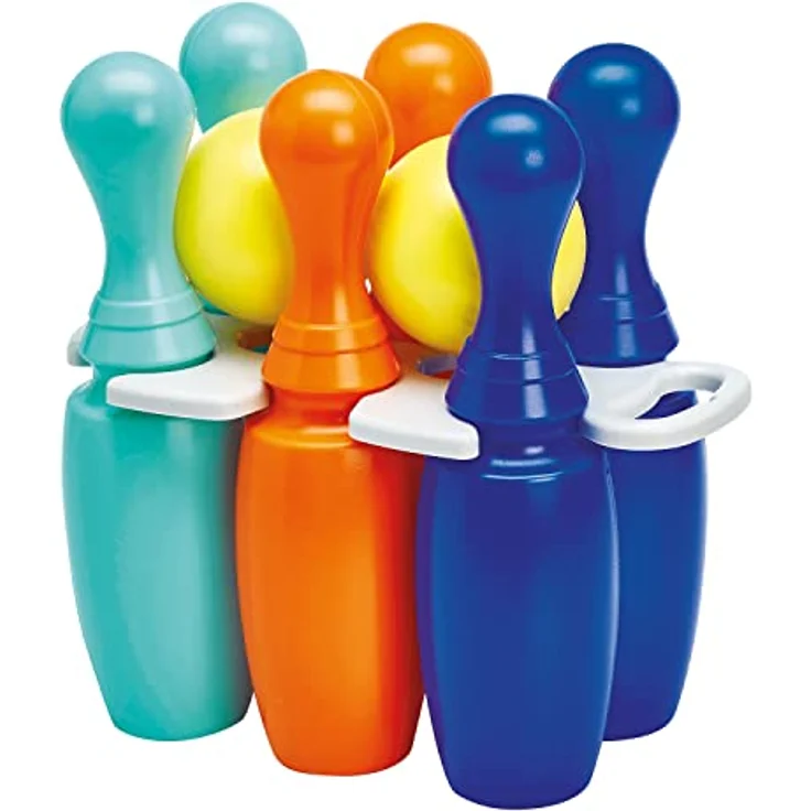 Ecoiffier Sportset 6in1, vielseitiges Outdoor-Sandspielzeug mit Entenangel, Frisbee, Golfspiel, Ballwurf, Ringwurf und Bowling, für Kinder ab 3 Jahren – Bild 3