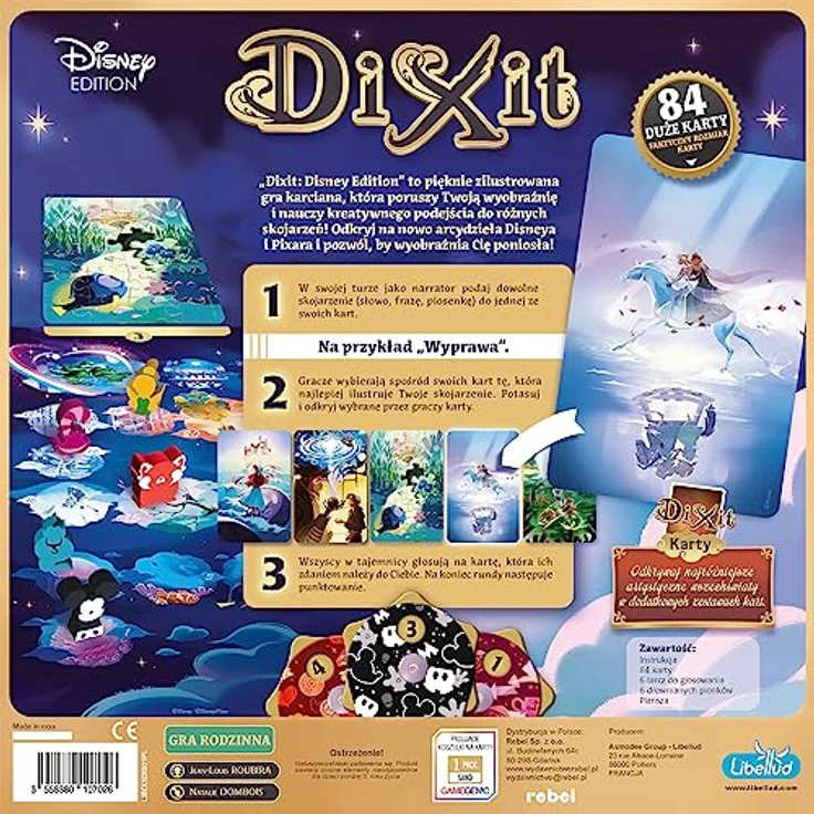 Rebel Dixit Disney Brettspiel | Familienspiel 3-6 Spieler | Alter 8+ | Spielzeit 30 Min. – Bild 2