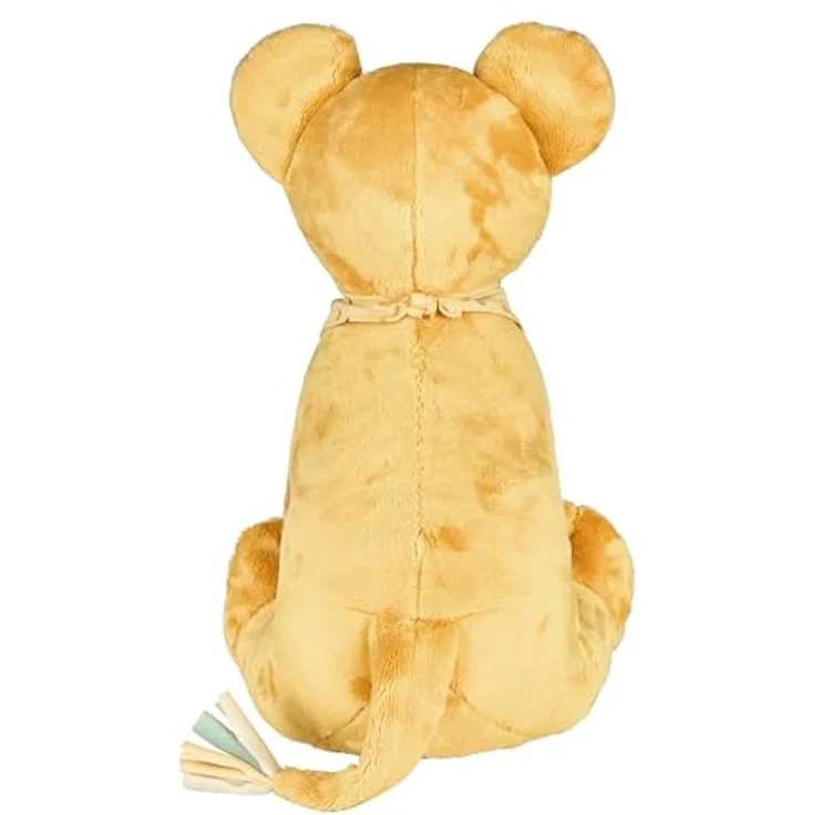 Sterntaler XXL Kuscheltier LÖWE Leo, Mattgelb, aus weichem Stoff mit Musselinschal, extra groß – Bild 2