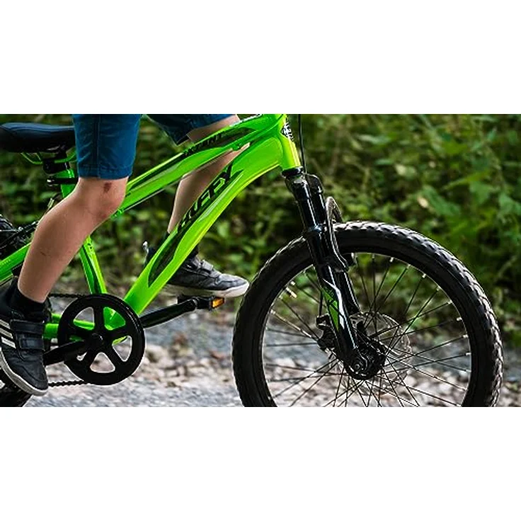 Huffy Extent Kids 20 Zoll Mountainbike, grün, M, 6-Gang-Schaltungssystem, geeignet für Kinder von 6-9 Jahren – Bild 5