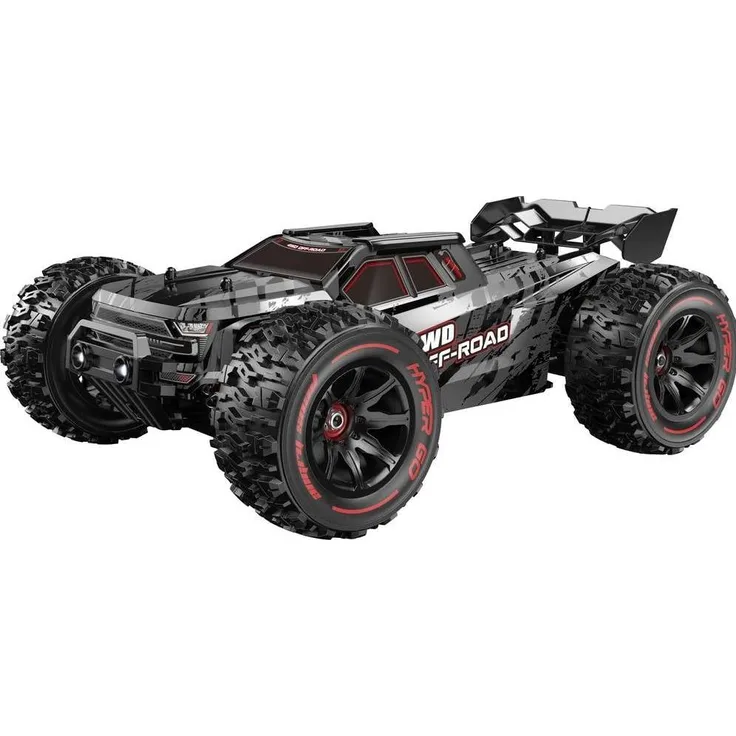 MJX Hyper GO Truggy 1:14, RTR Offroad Fahrzeug mit 55 km/h Top-Speed, spritzwassergeschützt, inkl. Sandpaddelräder und goldfarbener Karosserie