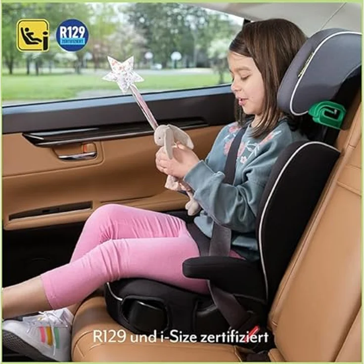 "Graco Autokindersitz Logico L i-Size - Midnight, 36 kg, Kinder Autositz 3 - 12 Jahre mit Getränkehalter" – Bild 5
