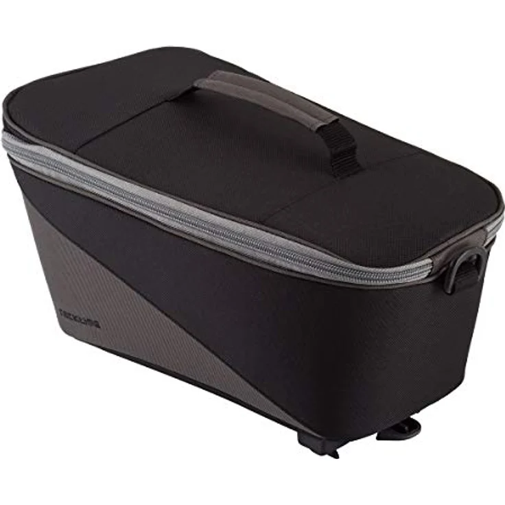 racktime Gepäckträgertasche 8 Liter TALIS schwarz grau mit Snapit 1. 0 System Fahrradtasche – Bild 2