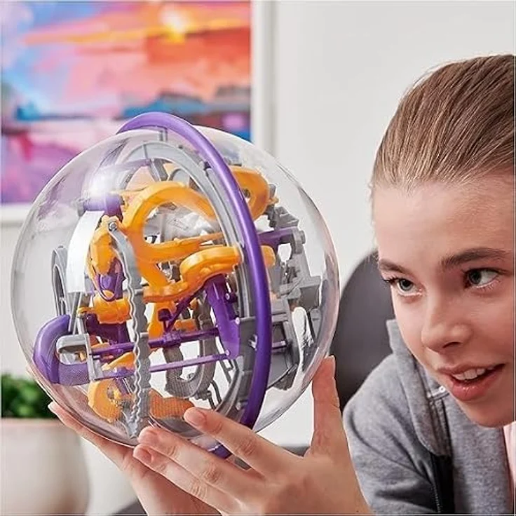 Rubiks Tracks 125 Epic, 3D-Brettspiel mit 125 Herausforderungen und drehbarem Tracks-Sphere – Bild 2
