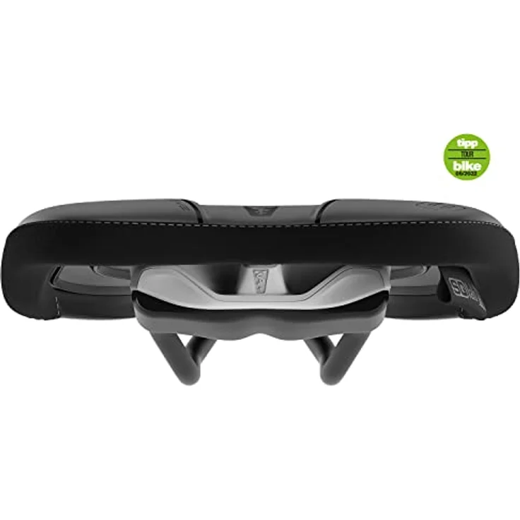 SQlab Unisex – Erwachsene 611 Ergowave Active 2.1 MTB Tech & Trail Fahrradsattel, Schwarz, 16 cm – Bild 2