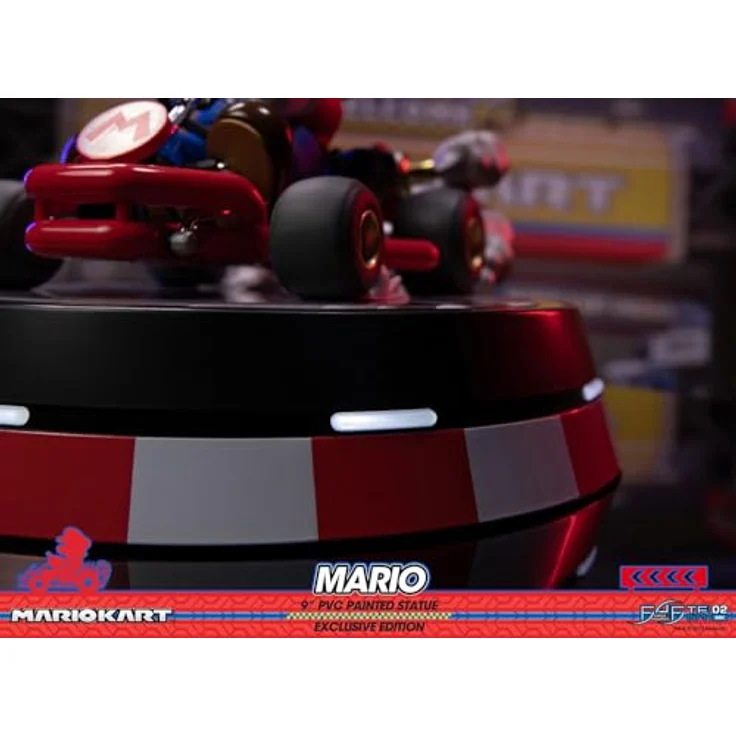 First 4 Figures Mario Kart Collector's Edition, Statue mit Leuchtfunktion und Rauch, 22 cm, PVC, 18500 Akku erforderlich – Bild 6