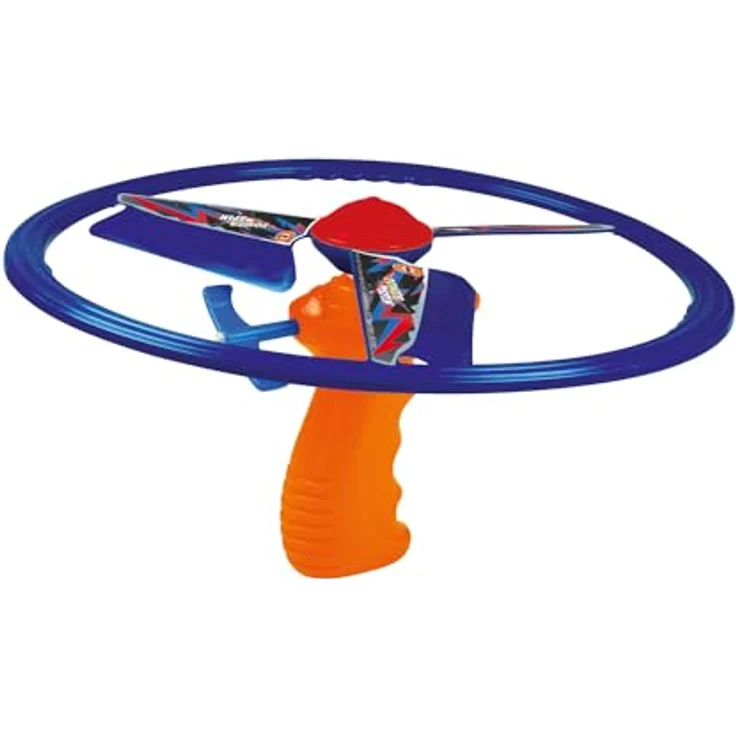 Paul Günther 1646 - Fliegender Rotor Power Spin, inkl. Schnellstarter mit Power-Zug, für Kinder ab 6 Jahren, Propeller-Spiel kehrt zurück wie ein Boomerang, ca. Ø 26,5 cm – Bild 2