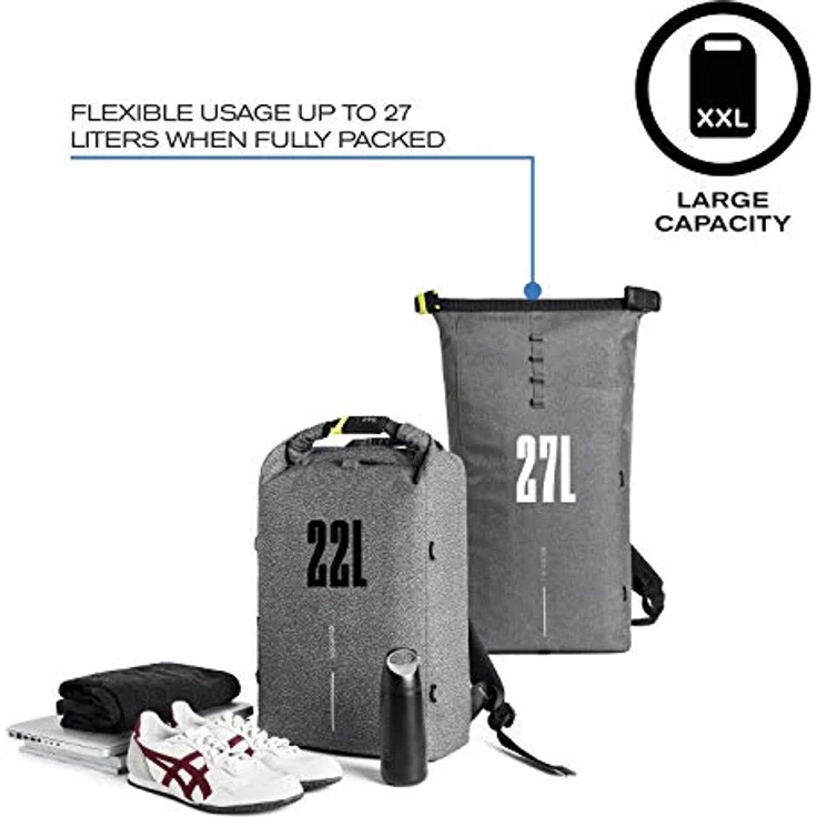 XD Design Rucksack Urban Lite grey – Bild 5