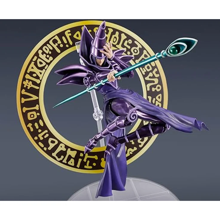 TAMASHII NATIONS Yu-Gi-Oh! Dark Magician, S.H.MonsterArts Actionfigur mit austauschbaren Teilen, Effekten und exklusivem Zubehör – Bild 4