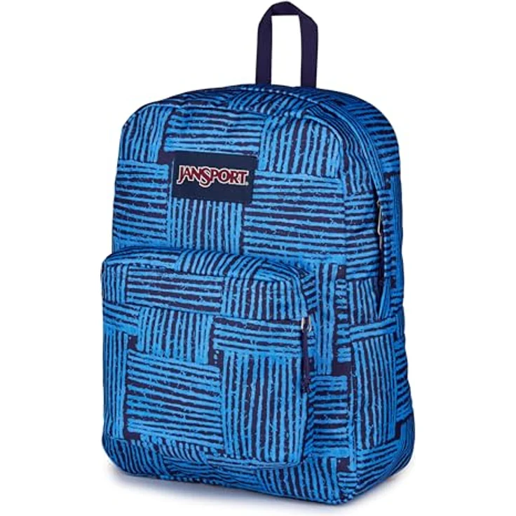 JANSPORT SuperBreak Einfädig, Schulrucksack mit großem Hauptfach und Allzwecktasche, gepolsterte Schultergurte, schwarz – Bild 4