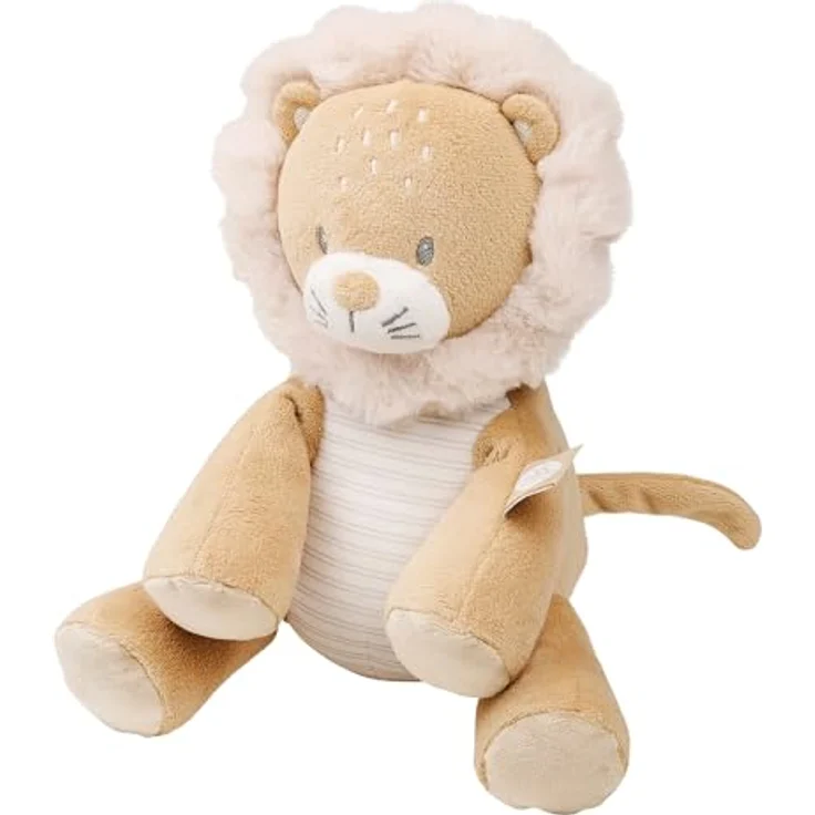 Nattou Kuscheltier Löwe Ernest, flauschiger Begleiter aus 100% Polyester, 32 cm, maschinenwaschbar bei 30°C – Bild 1