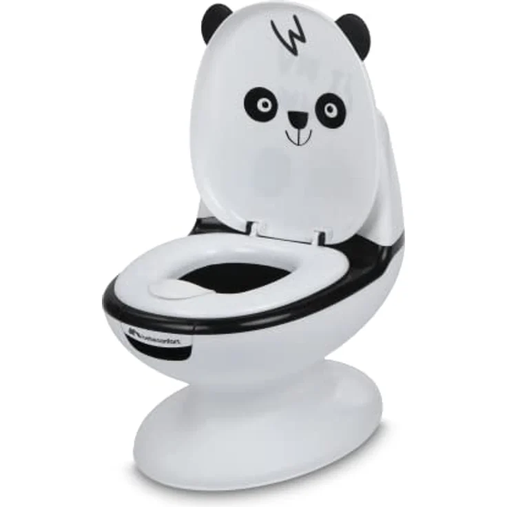 Bebeconfort Toilettensitz in Minigröße für Kinder, Toilette fürs Töpfchentraining mit süßem Panda, inklusive Spülgeräusch, geeignet ab 18 Monaten - Preisvergleich – Bild 2