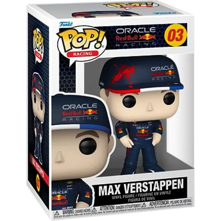Funko Pop! Formula 1- Max Verstappen - Red Bull F1 - Vinyl-Sammelfigur - Geschenkidee - Offizielle Handelswaren - Spielzeug Für Kinder und Erwachsene - Sports Fans - Modellfigur Für Sammler