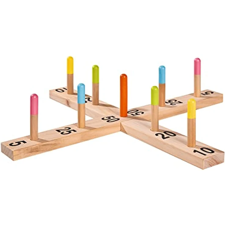 Ringwurfspiel aus Holz – Bild 6