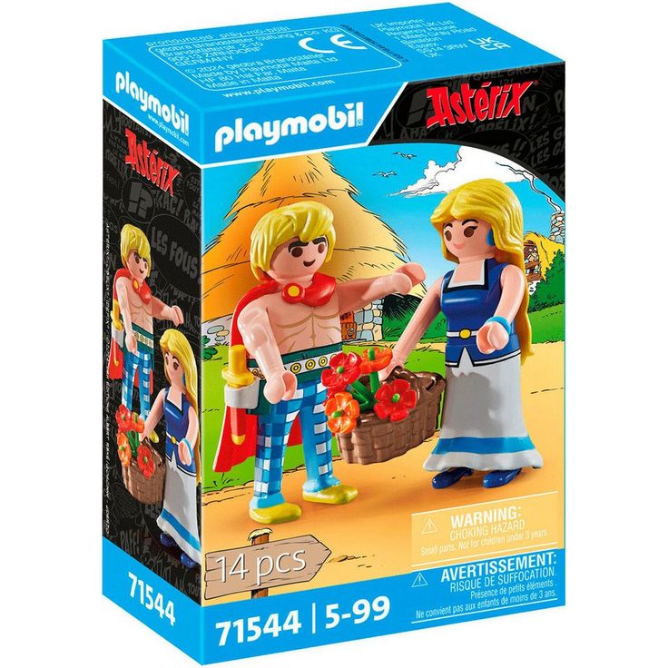 Playmobil® Konstruktions-Spielset Tragicomix und Falbala (71544), Asterix, (14 St), Made in Europe
