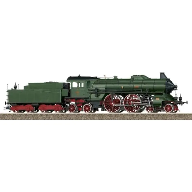 TRIX H0 25015 H0 Schnellzug-Dampflokomotive S 2/6 Verkehrsmuseum Nürnberg, mit Zugbegegnungslicht, Führerstandbeleuchtung und RailCom-fähig, blau