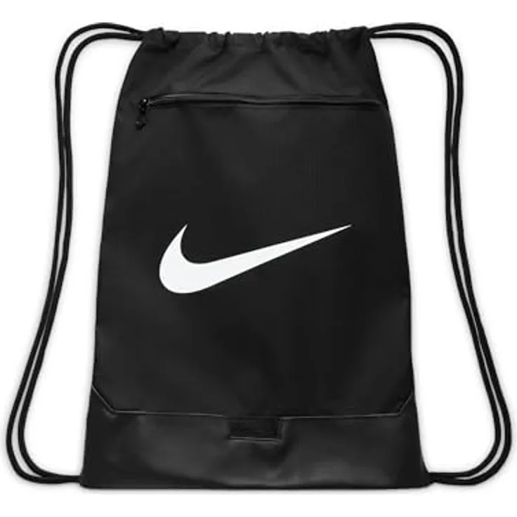Nike Drawstring Sporttaschen 9.5 (18L), Black/Black/White One size, Einheitsgröße