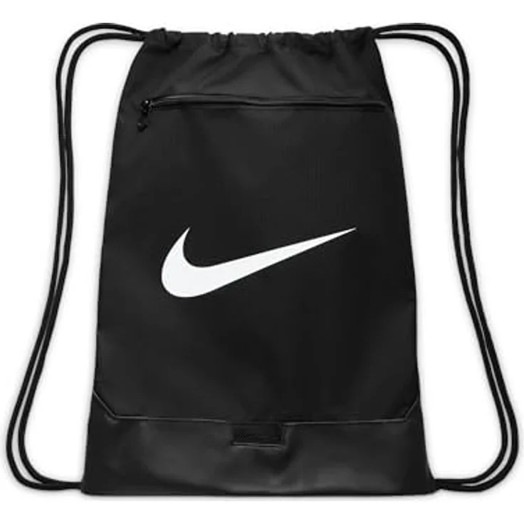Nike Drawstring Sporttaschen 9.5 (18L), Black/Black/White One size, Einheitsgröße – Bild 1
