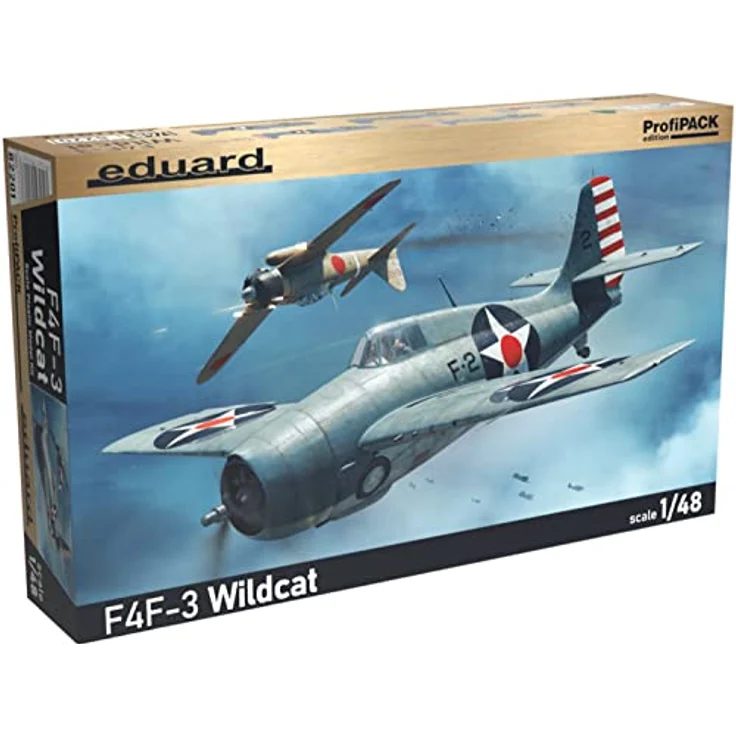 Eduard EDK82201 1:48 Profipack-F4F-3 Wildcat Modellbausatz – Bild 1