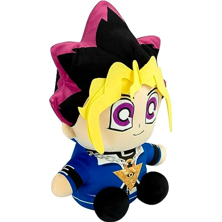 Club Mocchi Mocchi Yu-Gi-Oh! Mocchi-Mocchi Peluche Mega - Yugi MUTO 30 cm, Offizielles Lizenzprodukt, super weicher und kuscheliger Plüsch, ideal für Popkultur-Fans – Bild 2