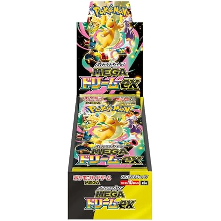 The Pokemon Company Pokémon Mega Dream EX Highclass Display M3, originale japanische Sammelkarten mit starken EX- und seltenen Karten – Bild 1