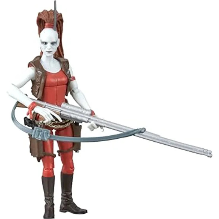 Star Wars The Vintage Collection Aurra Sing Action-Figur, 9,5 cm, mit Scharfschützengewehr und 2 Blastern, Kenner-Verpackung