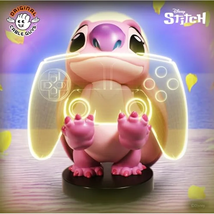 exquisite gaming Lilo & Stitch Cable Guys Lade-Halter Angel, 21 cm, kompatibel mit Smartphones und Konsolen, offiziell lizenziert von Disney – Bild 4