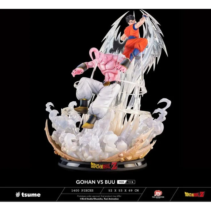Tsume Dragon Ball Z Figur Gohan vs Buu, detailreiche Sammelfigur der epischen Konfrontation